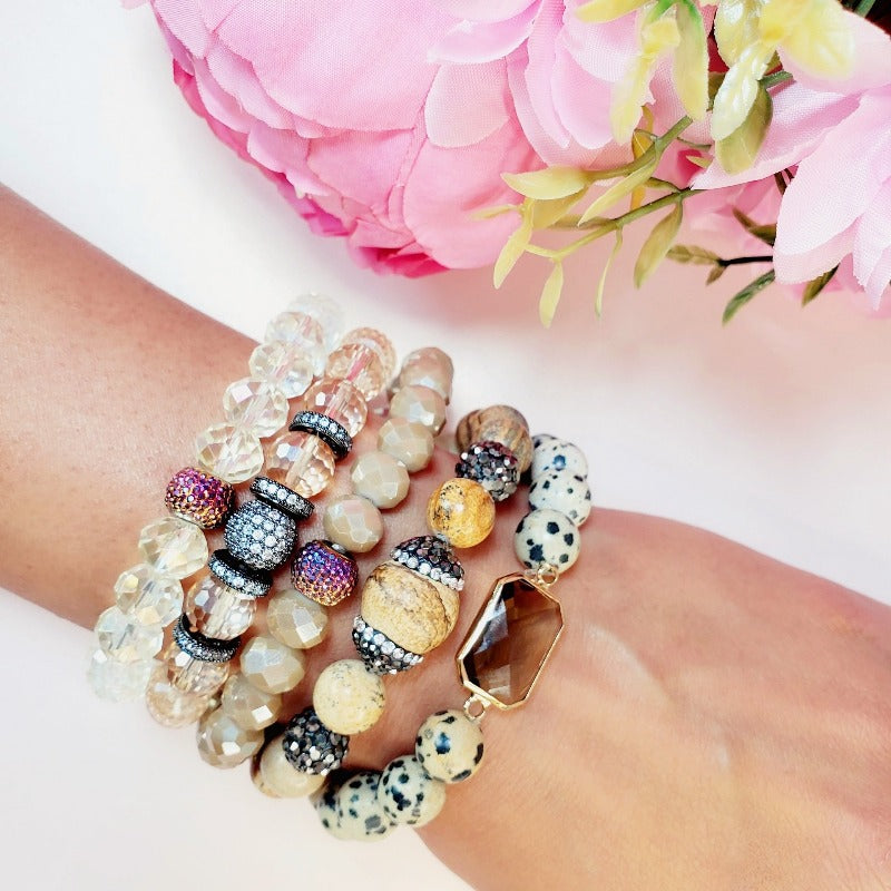 Golden Girl Five Piece Bracelet Set | Pretty Fab Things